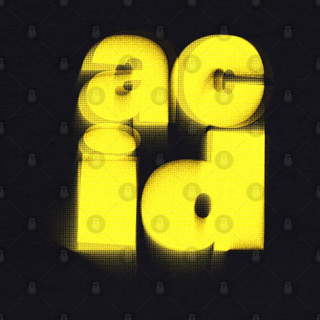 Acid  ---- Retro Acid House Typography Music Design by DankFutura